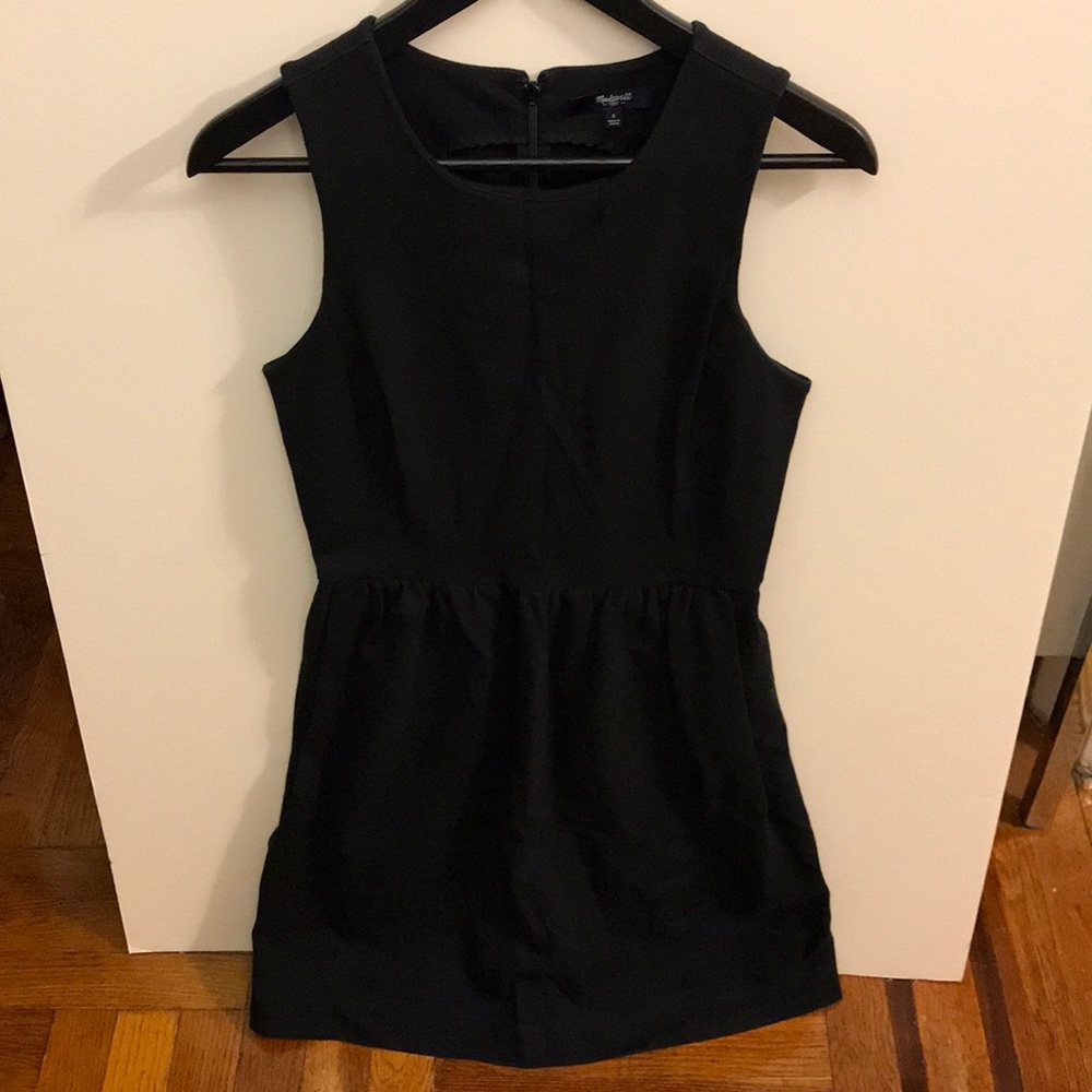 Madewell Sleeveless Black Dress
